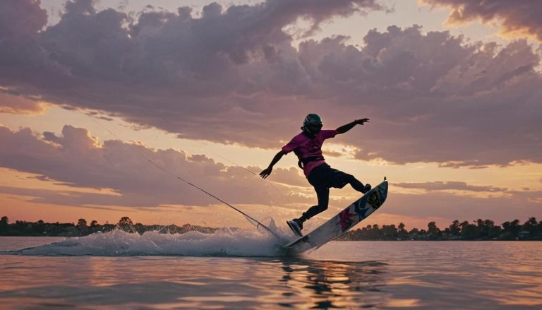 Paris sportifs sur le wakeboard