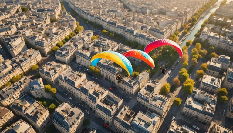 Les paris sportifs sur le deltaplane à Paris
