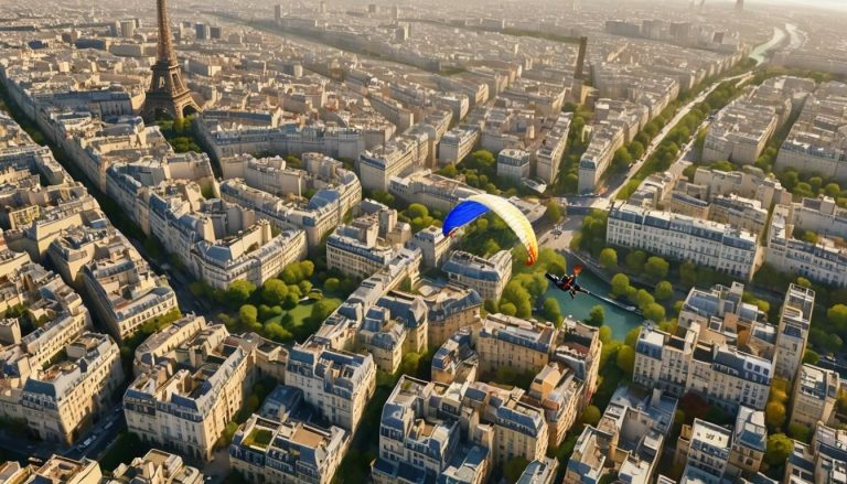 Découvrir Paris sous un autre angle grâce au parapente